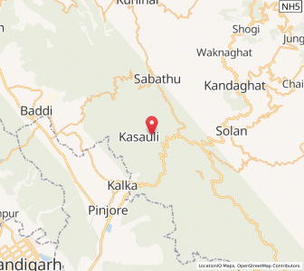 Map of Garkhal, Himachal Pradesh