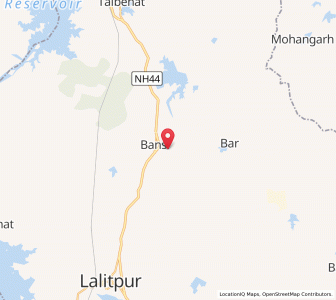 Map of Garla, Uttar Pradesh
