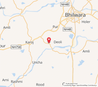 Map of Garlamarla, Rajasthan