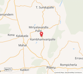Map of Garnimitta, Andhra Pradesh
