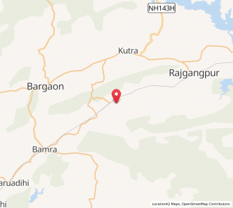 Map of Garpos, Odisha