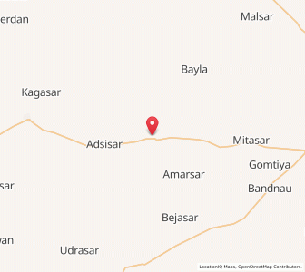 Map of Garsisar, Rajasthan