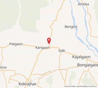 Map of Garubhasa, Assam