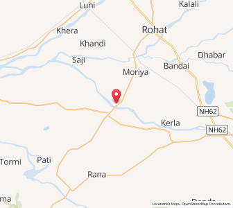 Map of Garwara, Rajasthan