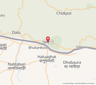 Map of Gasuapara, Meghalaya