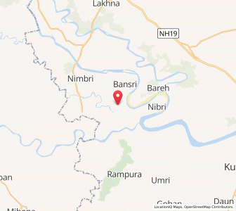 Map of Gata, Uttar Pradesh