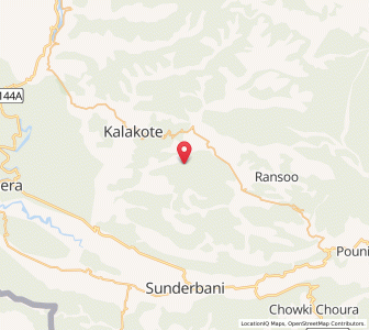 Map of Gatabgarh, Kashmir