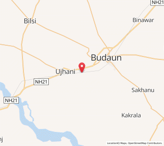 Map of Gathauna, Uttar Pradesh