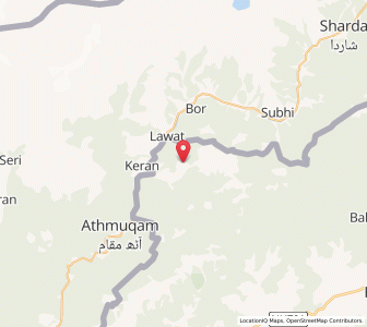 Map of Gatti, Kashmir