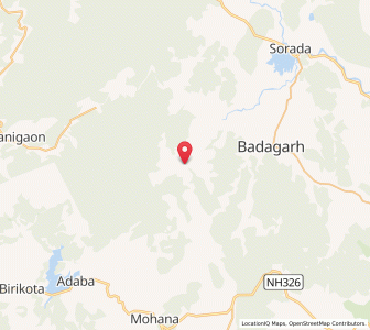 Map of Gaudagoth, Odisha
