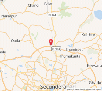 Map of Gaudavalli, Andhra Pradesh