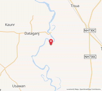 Map of Gauntia Atu, Uttar Pradesh