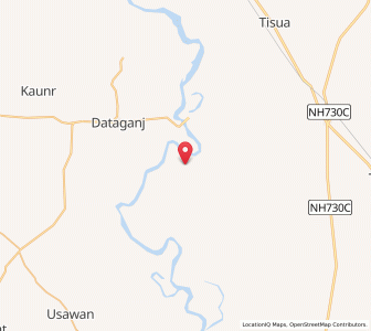Map of Gauntia Gharam, Uttar Pradesh