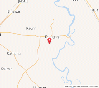 Map of Gauntia Ramnarayan, Uttar Pradesh