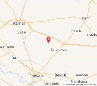 Map of Gauradayalpur, Uttar Pradesh