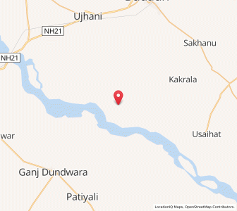 Map of Gauri Nagla, Uttar Pradesh