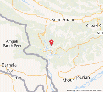 Map of Gaurian Pail, Kashmir