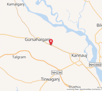 Map of Gauriapur, Uttar Pradesh