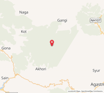 Map of Gawana, Uttarakhand