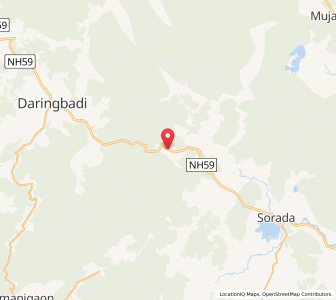 Map of Gazalbarhi, Odisha