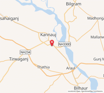 Map of Gazi Purwa, Uttar Pradesh