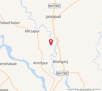 Map of Gehlar, Uttar Pradesh
