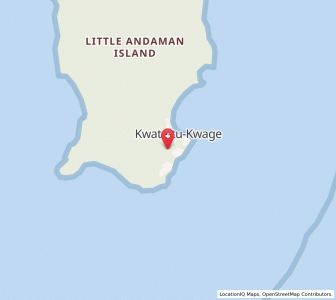 Map of Geinyale, Andaman and Nicobar Islands