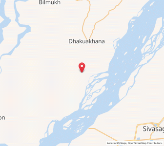 Map of Gejeragaon, Assam