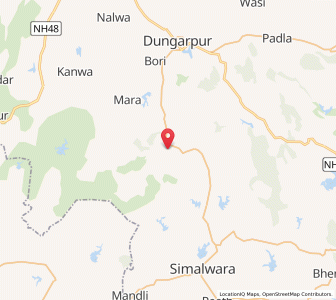 Map of Genji, Rajasthan