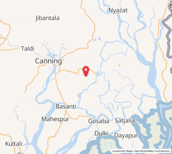 Map of Genokhali, West Bengal