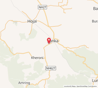 Map of Geredonga, Assam