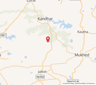 Map of Ghagardarawari, Maharashtra