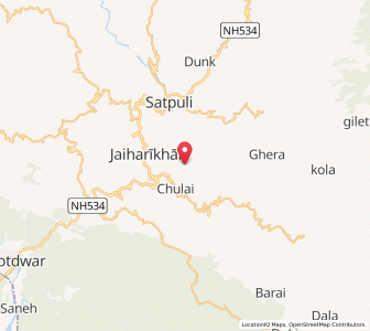 Map of Ghaghsi, Uttarakhand