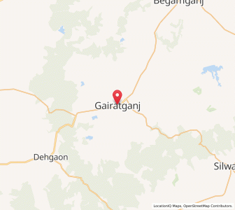 Map of Ghairatganj, Madhya Pradesh