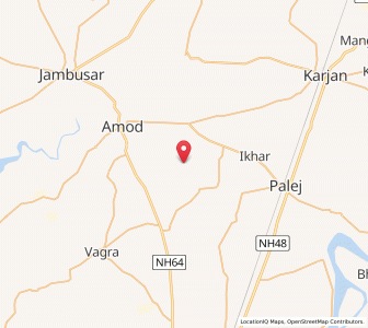 Map of Ghamnad, Gujarat