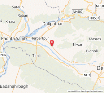 Map of Ghamolon, Uttarakhand