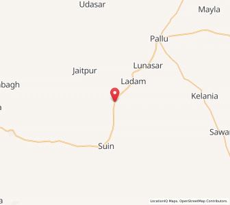 Map of Ghaniyasar, Rajasthan
