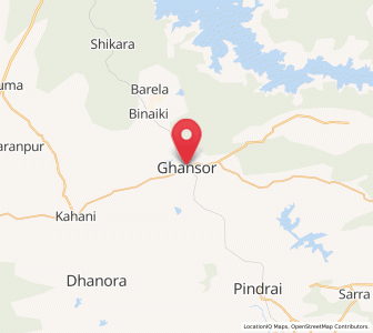 Map of Ghansor, Madhya Pradesh