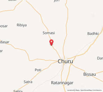 Map of Ghantel, Rajasthan