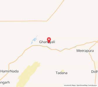 Map of Ghantiali, Rajasthan