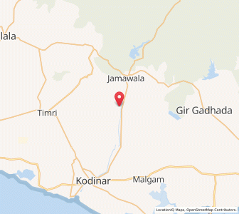 Map of Ghantwar, Daman and Diu