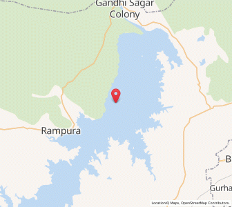 Map of Gharod, Madhya Pradesh