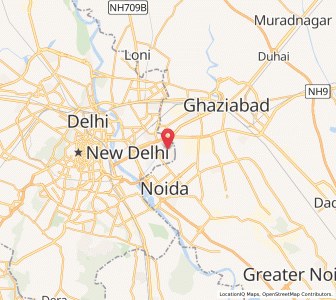 Map of Gharroli, Delhi