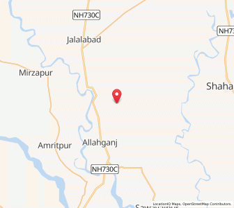 Map of Ghasa, Uttar Pradesh