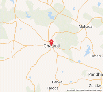 Map of Ghatanji, Maharashtra