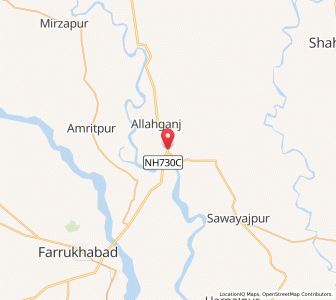 Map of Ghatausa, Uttar Pradesh
