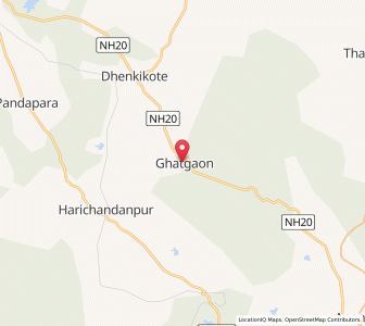 Map of Ghatgan, Odisha