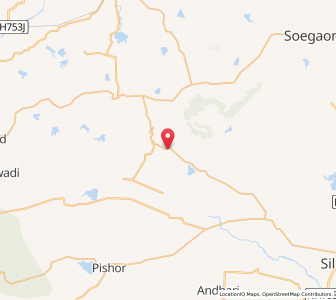 Map of Ghatnandra, Maharashtra