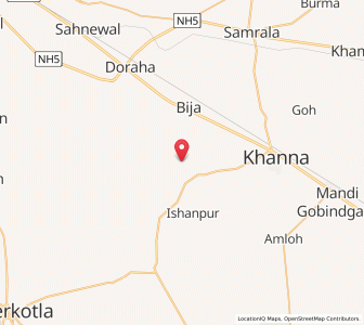 Map of Ghaurala, Punjab