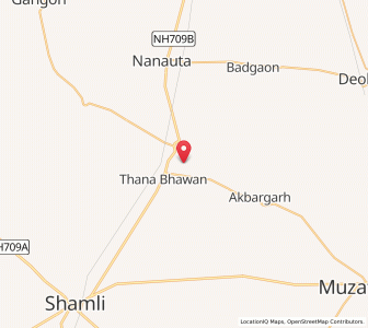 Map of Ghausgarh, Uttar Pradesh